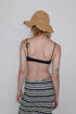 SUMMER STRAW TULIP HAT -BROWN- *Last1
